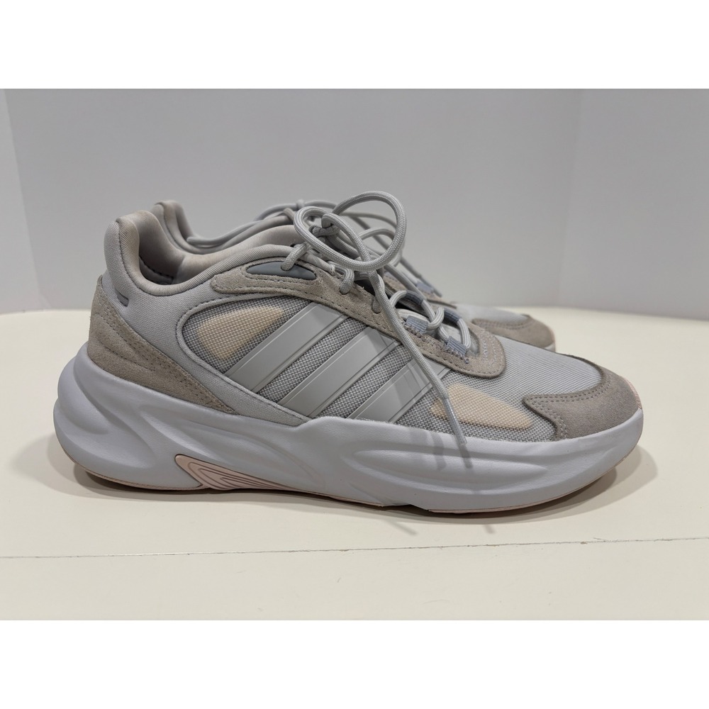 Adidas Valerance Grey Pink Cloudfoam Comfort Sneakers Womens Size 9 GW0802